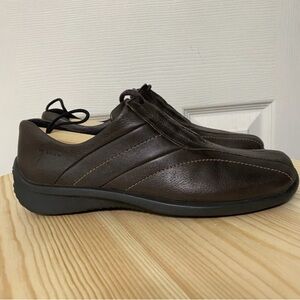 Ecco Loafers Leather Comfort Flats Shoes Brown Women’s Size 6